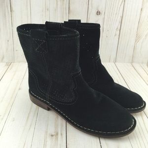 Clarks Boots Black Suede Size 7